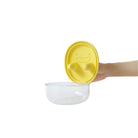 Monchi Finger Snack Bowl żółty – miseczka do chipsów na palce