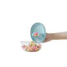 Monchi Finger Snack Bowl innowacyjny pojemnik na przekąski Powder Blue