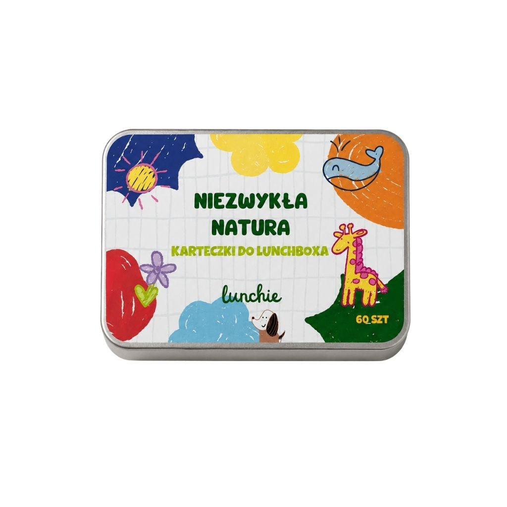 Lunchie Niezwykła Natura – zestaw drukowanych wiadomości do pudełka na lunch
