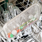 Koszyk na akcesoria do zmywarki Lekkabox - stal nierdzewna, idealny do mycia małych elementów lunchboxa. Trwały i bez plastiku.