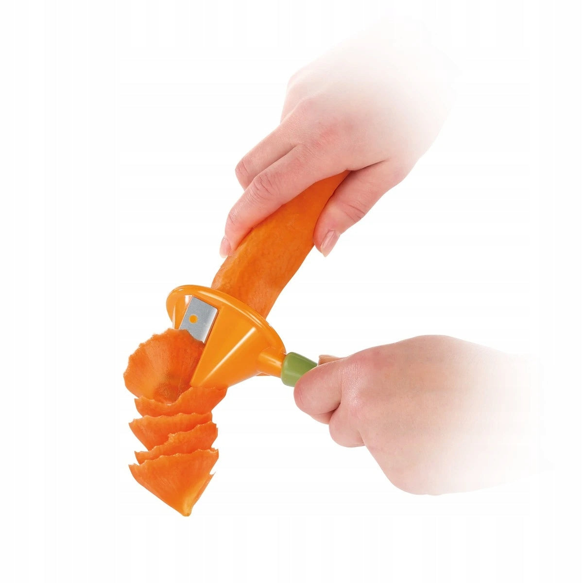 Krajarka spiralna TESCOMA PRESTO CARVING – stal nierdzewna, efektowne spirale z warzyw jak marchewka czy ogórek.