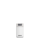 Kambukka Olympus 300 ml Marshmallow White – kompaktowy biały kubek termiczny, szczelny, One-Click, Snapclean®, utrzymuje ciepło 6h i zimno 11h.