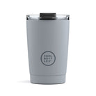 Kubek termiczny Cool Bottles Colors Pastel Grey – antypoślizgowy, z otworem na słomkę, idealny w podróży i na co dzień, kolor: szary 