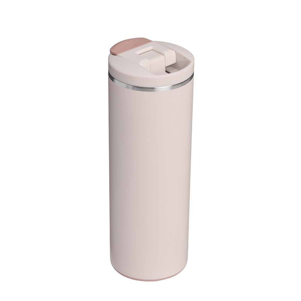 Różowy kubek termiczny Stanley Aerolight Flip Top Rose Quartz 350 ml - stal nierdzewna, szczelny i bezpieczny, niezwykle lekki, obsługa jedną ręką, do ciepłych i zimnych napojów 
