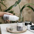 Kubek termiczny 24Bottles Wabi – 350 ml, stal nierdzewna, szczelny, trzyma ciepło 6 h i zimno 24 h, wzór: wabi