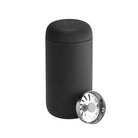 Czarny kubek termiczny 355 ml Fellow Carter Move Mug Matte Black - stal nierdzewna, szczelny, chroni przed rozlewaniem, szeroki otwór, nie wchłania smaku i zapachu