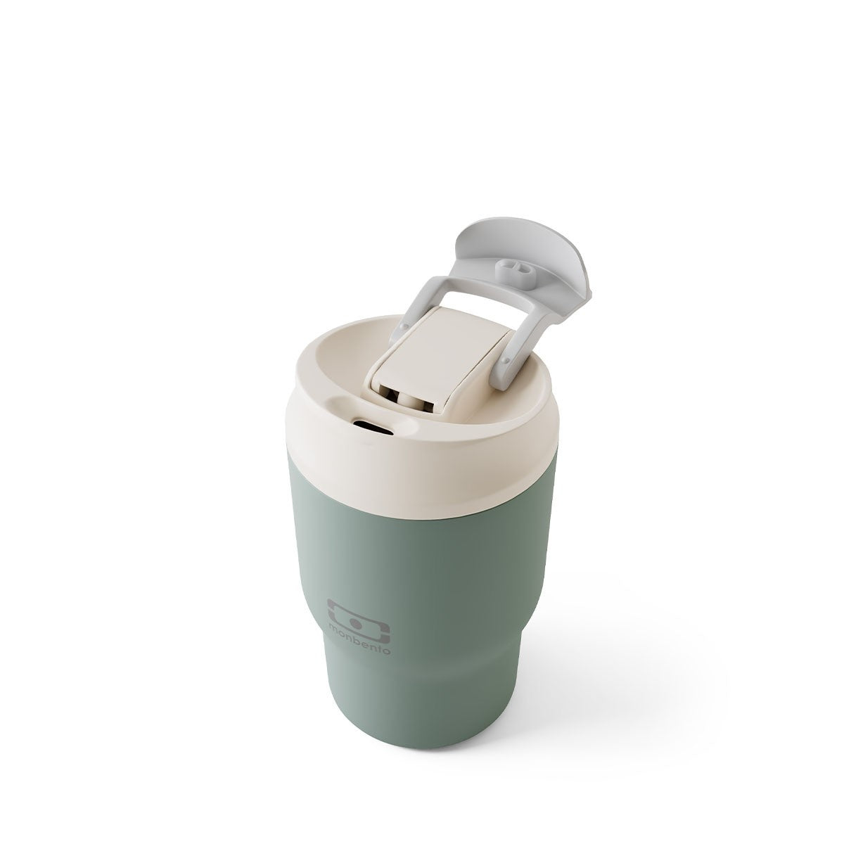 Monbento Travel Mug Natural Green – kubek bento z doskonałą izolacją próżniową