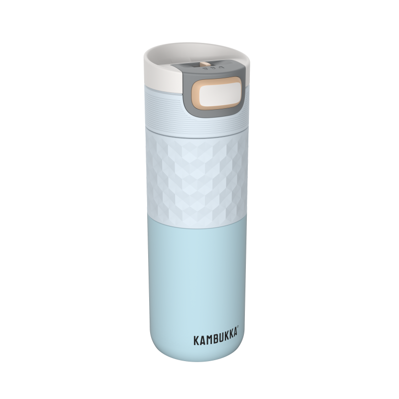 Kambukka Etna Breezy Blue 500 ml – stalowy kubek termiczny, nakrętka 3w1, szczelny i stylowy, utrzymuje ciepło do 9h