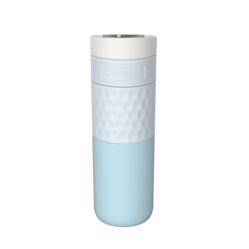 Kambukka Etna Breezy Blue 500 ml – stalowy kubek termiczny, nakrętka 3w1, szczelny i stylowy, utrzymuje ciepło do 9h