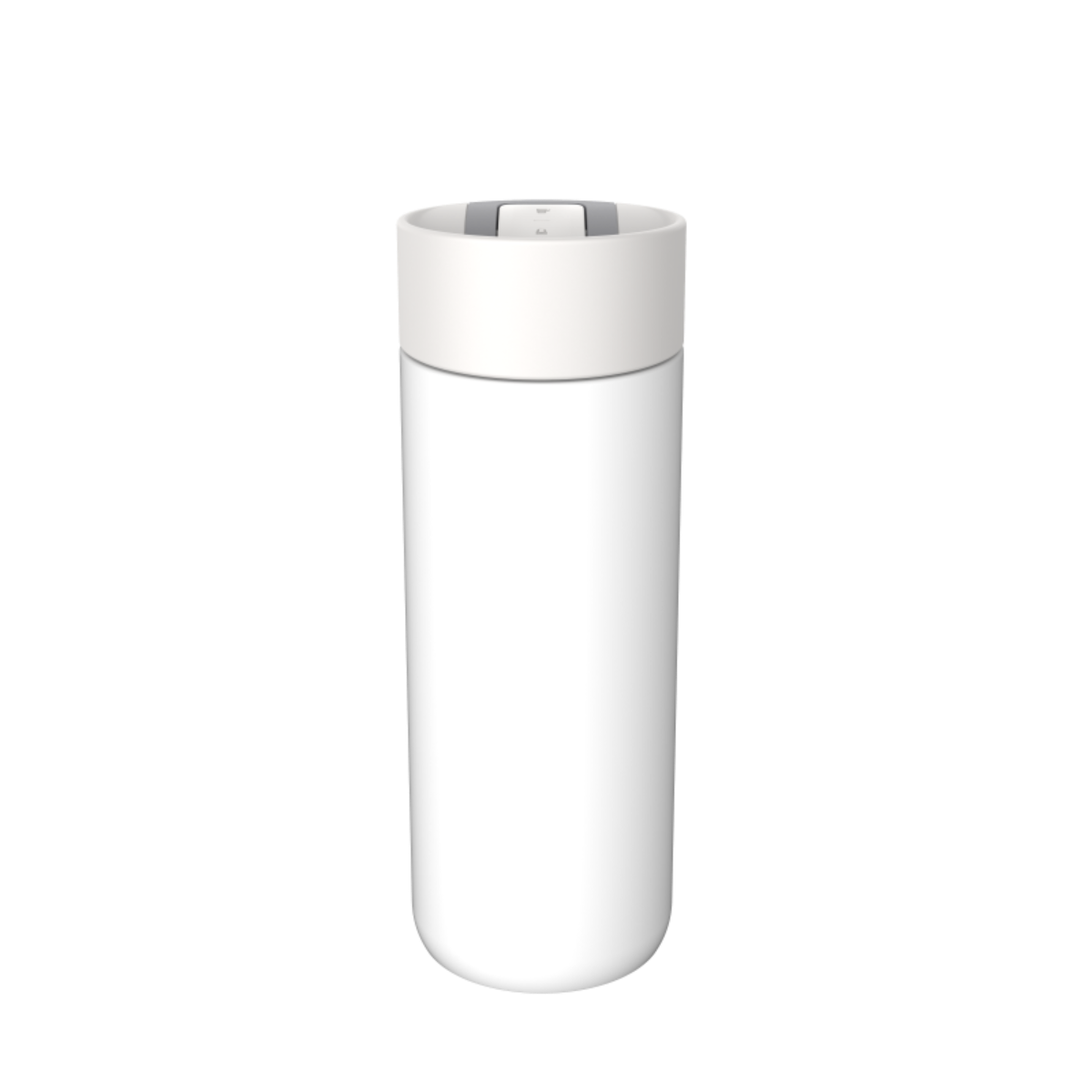 Kambukka Olympus Marshmallow White 500 ml – szczelny biały kubek termiczny z silikonową podstawą i izolacją 11h/20h