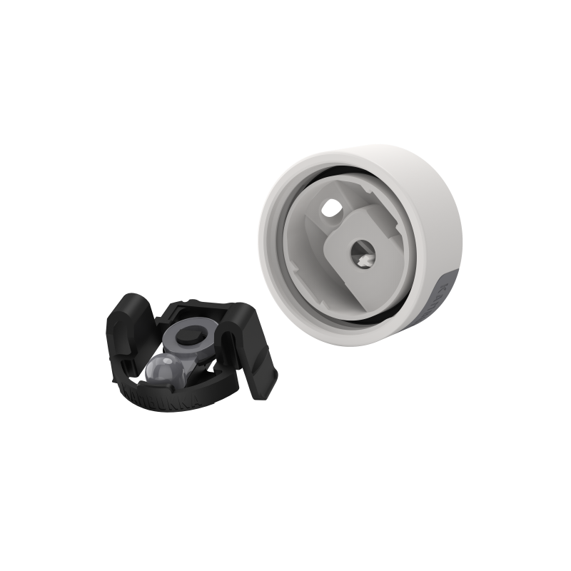 Kambukka Olympus Marshmallow White 500 ml – szczelny biały kubek termiczny z silikonową podstawą i izolacją 11h/20h