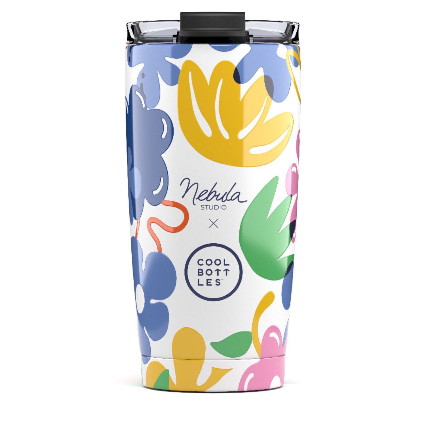 Kubek termiczny Cool Bottles Xclusive Floral Madness – potrójna izolacja, miękkie wykończenie, zero wycieków.