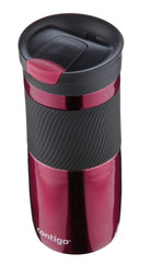 Kubek Contigo Byron Vivacious– stalowy, szczelny, 470 ml, SnapSeal®, idealny na kawę do auta i w drogę, kolor: różowy