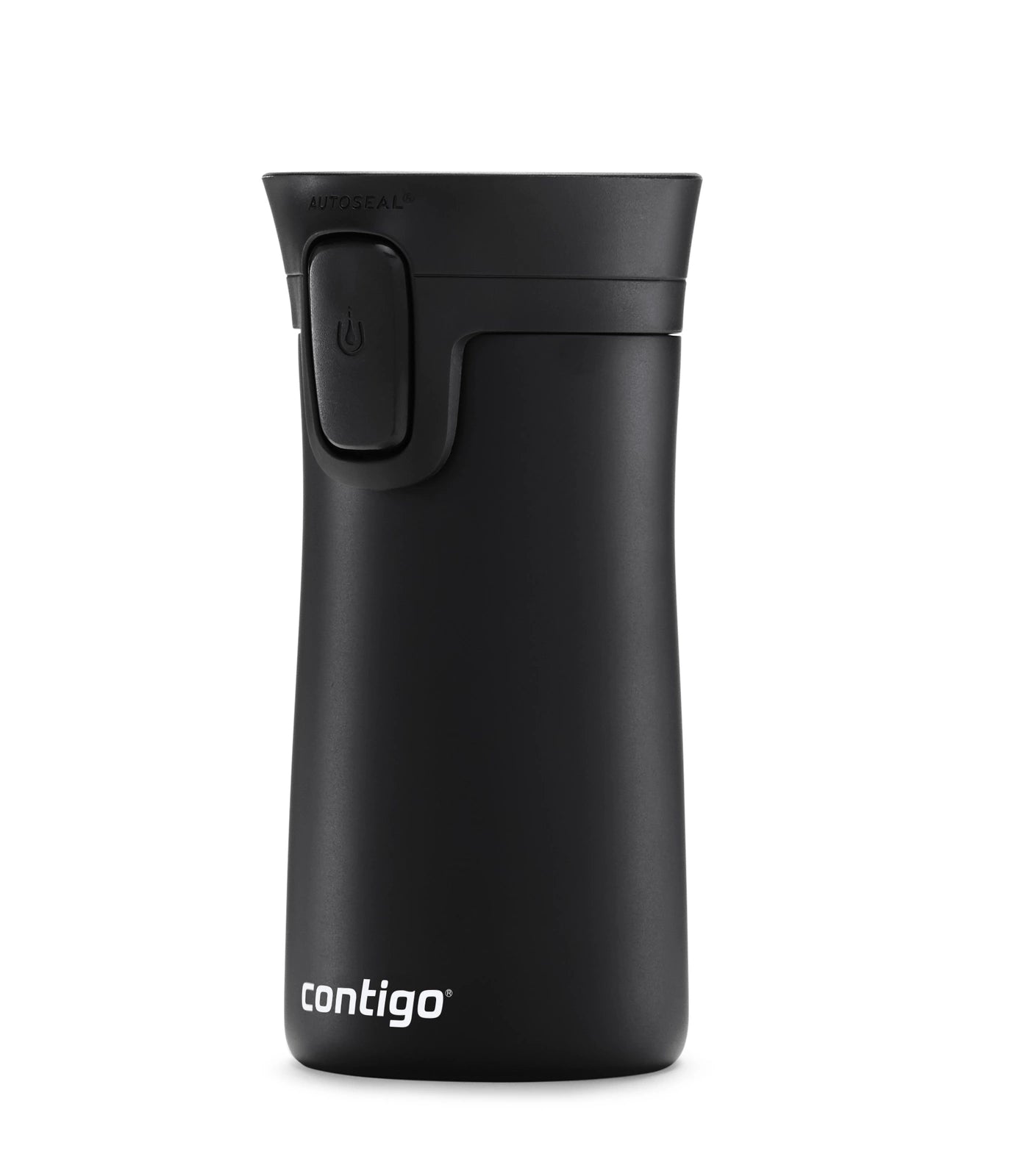 Kubek Contigo Black 300 ml – mały, lekki i szczelny termos z izolacją na 3 h ciepła i 10 h chłodu.