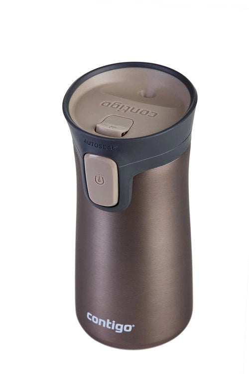 Kubek Contigo Latte 300 ml – mały, lekki i szczelny termos z izolacją na 3 h ciepła i 10 h chłodu.