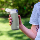 Monbento Pop Natural Green – butelka termiczna utrzymująca temperaturę do 12h
