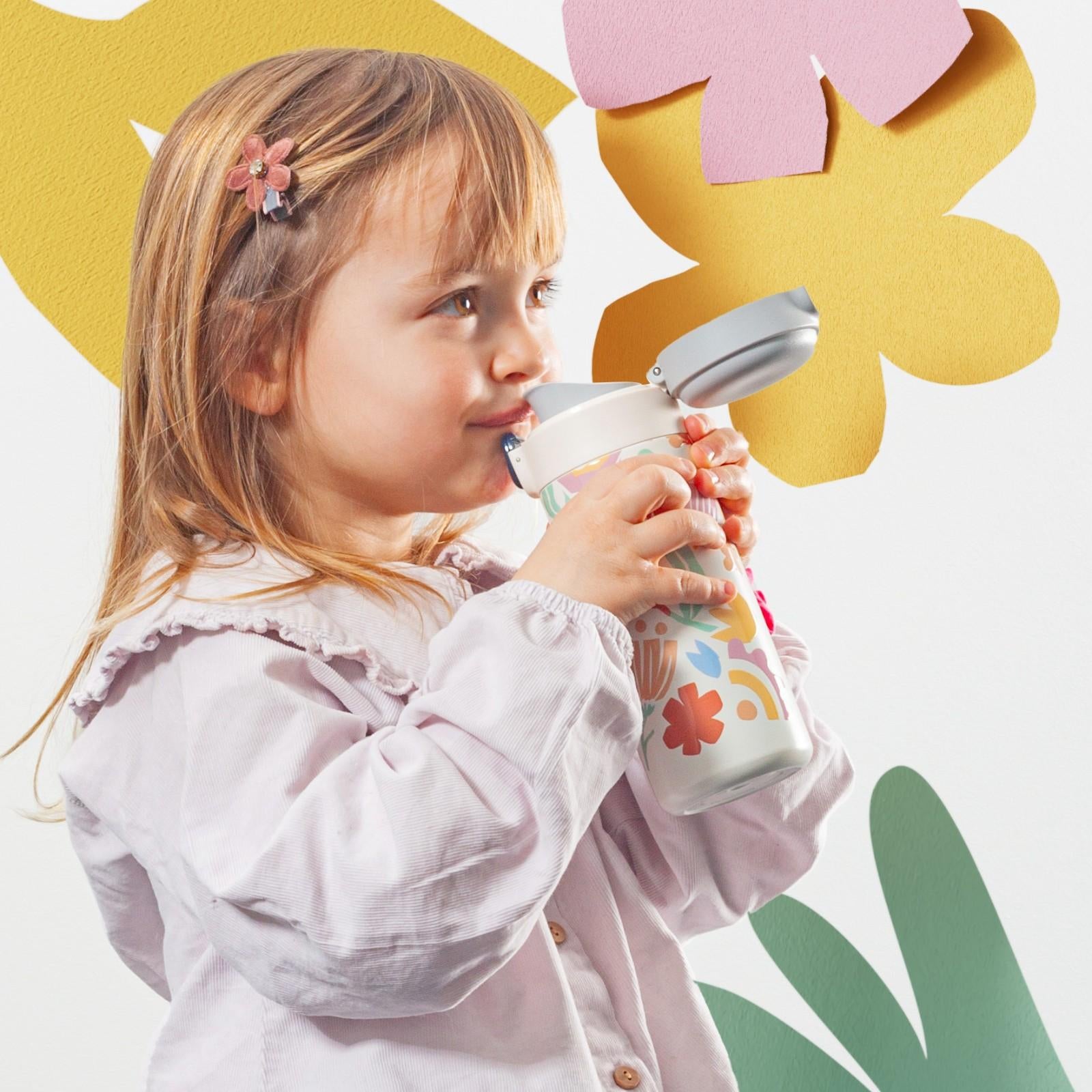 Designerski kubek termiczny z motywem roślinnym Monbento Pop 360 ml