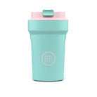 Cool Bottles Paradise Capri – kompaktowy, szczelny kubek termiczny bez BPA, z antypoślizgowym wykończeniem, kolor: turkusowy