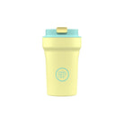 Cool Bottles Paradise Creta – kompaktowy, szczelny kubek termiczny bez BPA, z antypoślizgowym wykończeniem, kolor: żółty