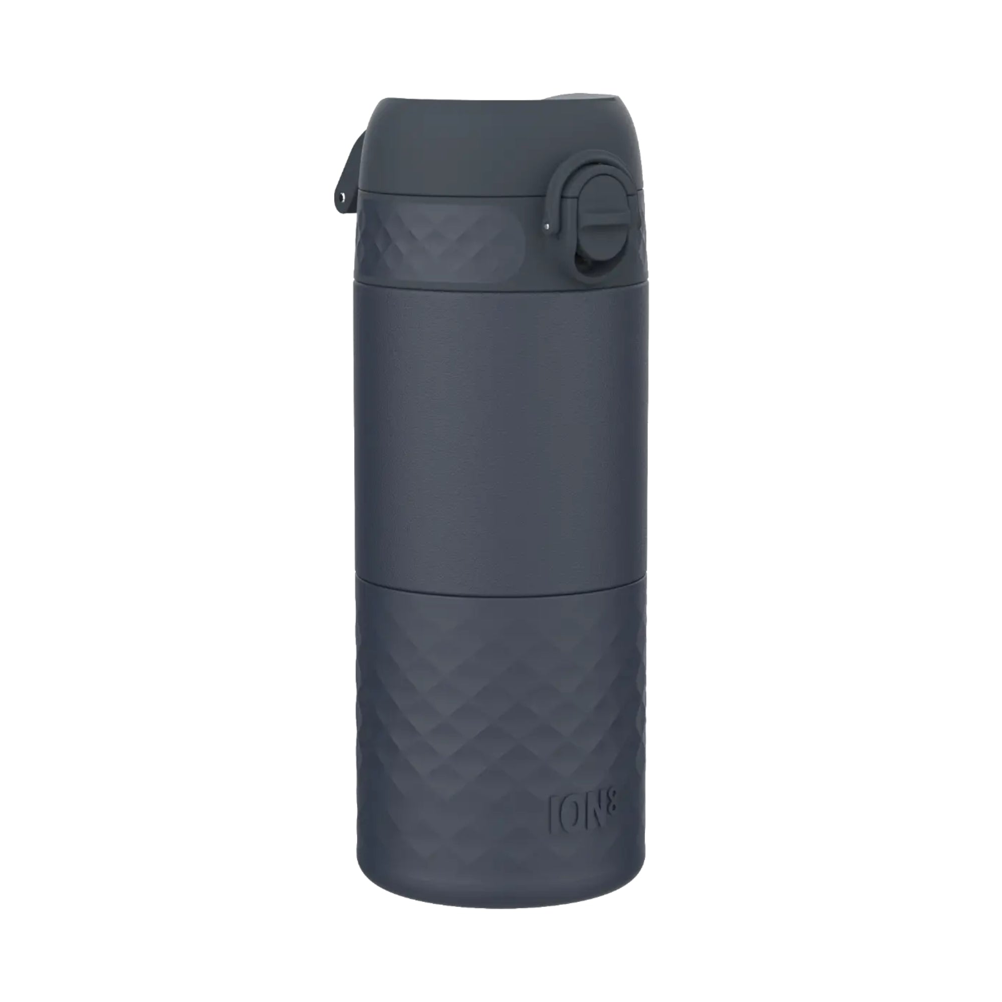 Kubek termiczny Ion8 Travel Mug, szary, 360 ml – lekki, szczelny, ekologiczny, podwójna izolacja, z blokadą 