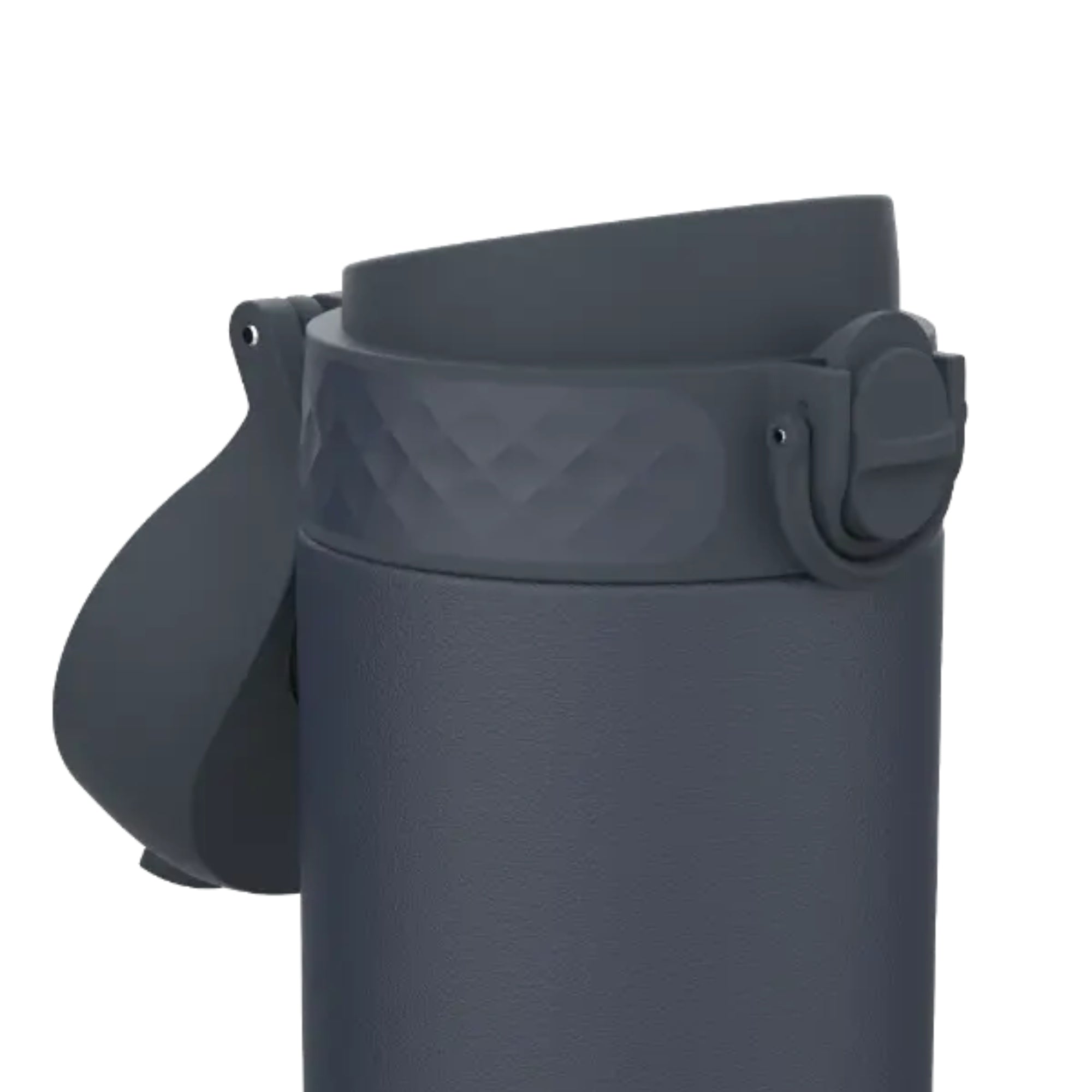 Kubek termiczny Ion8 Travel Mug, szary, 360 ml – lekki, szczelny, ekologiczny, podwójna izolacja, z blokadą 