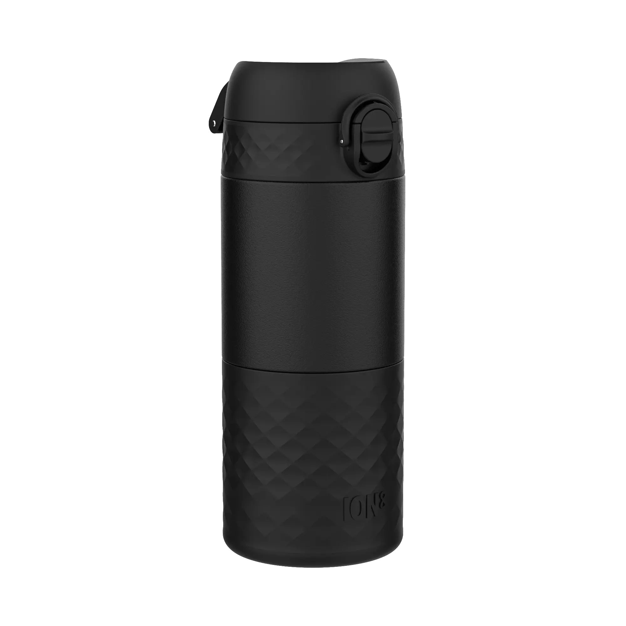 Kubek termiczny Ion8 Travel Mug, czarny, 360 ml – lekki, szczelny, ekologiczny, podwójna izolacja, z blokadą 