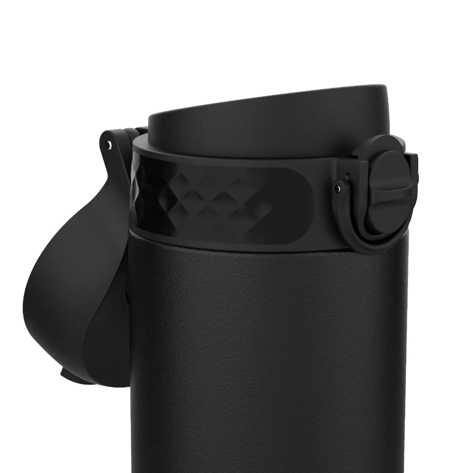 Kubek termiczny Ion8 Travel Mug, czarny, 360 ml – lekki, szczelny, ekologiczny, podwójna izolacja, z blokadą 