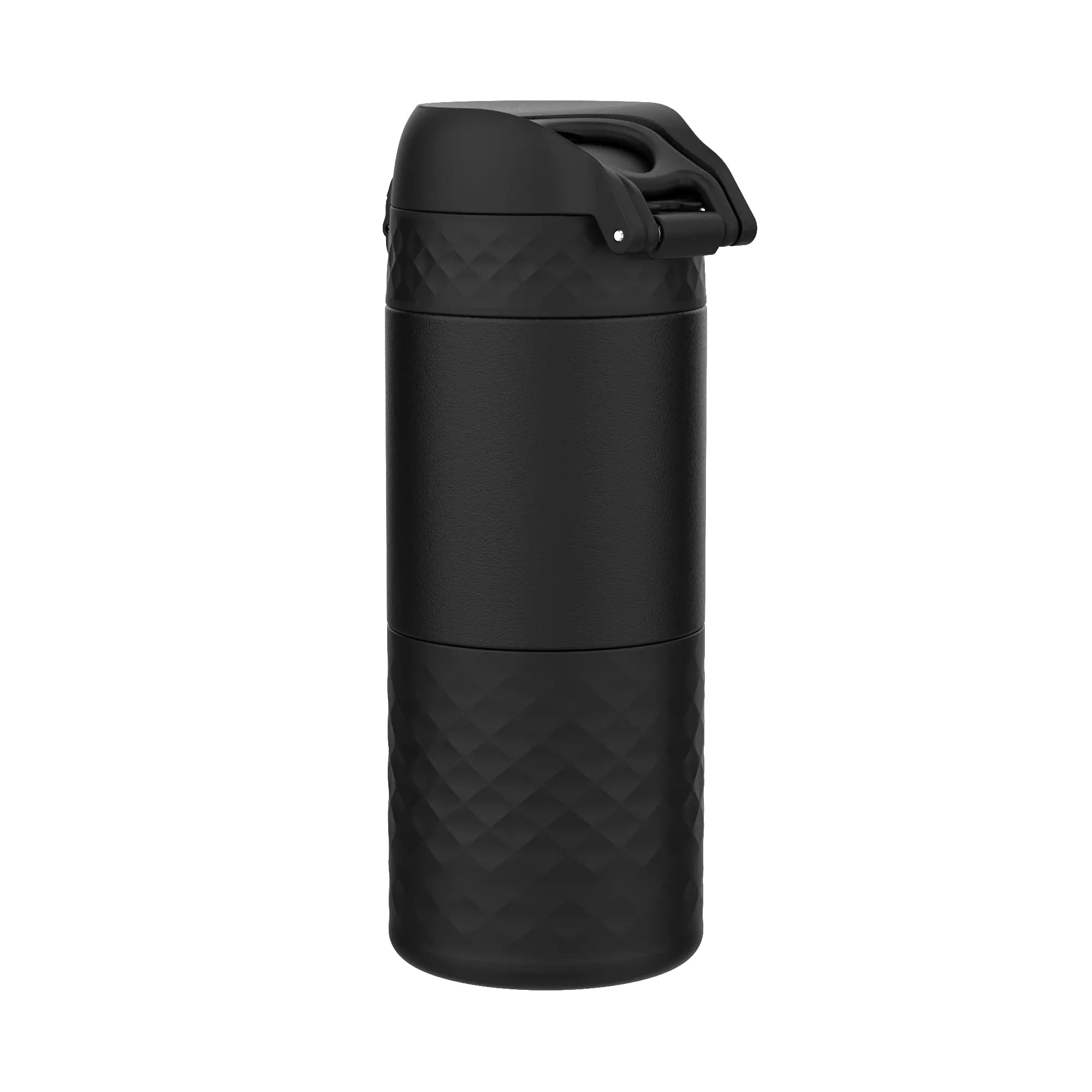Kubek termiczny Ion8 Travel Mug, czarny, 360 ml – lekki, szczelny, ekologiczny, podwójna izolacja, z blokadą 