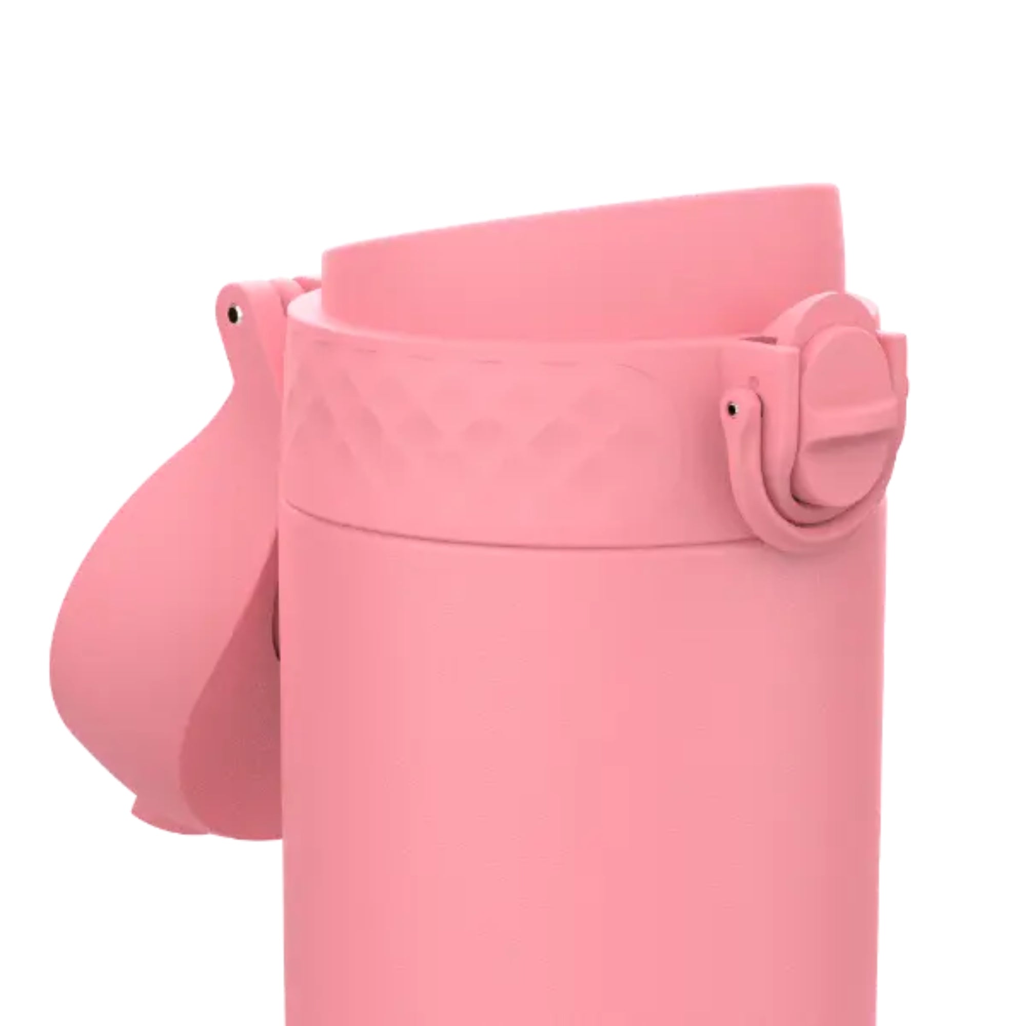 Kubek termiczny Ion8 Travel Mug, różowy, 360 ml – lekki, szczelny, ekologiczny, podwójna izolacja, z blokadą 