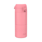 Kubek termiczny Ion8 Travel Mug, różowy, 360 ml – lekki, szczelny, ekologiczny, podwójna izolacja, z blokadą 
