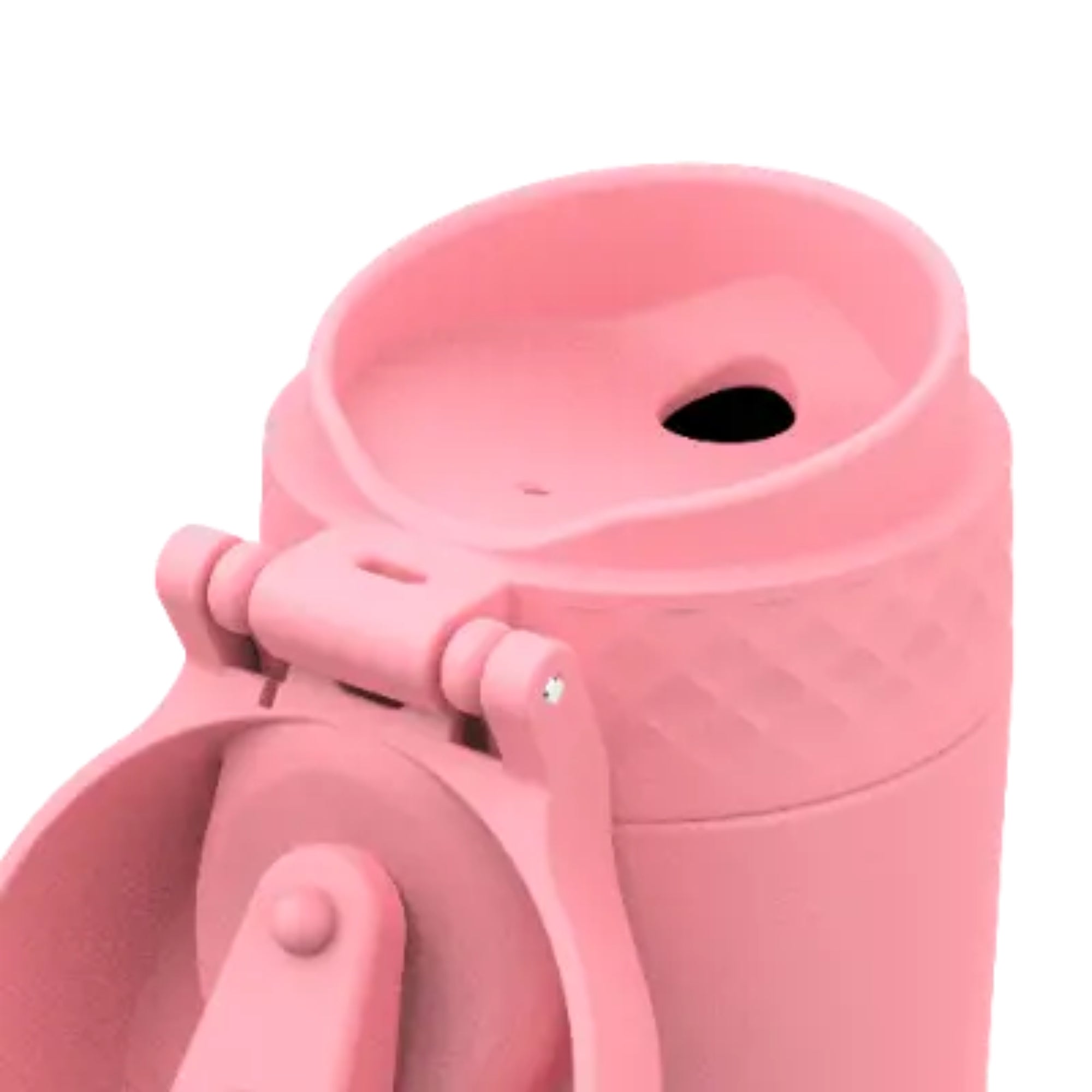 Kubek termiczny Ion8 Travel Mug, różowy, 360 ml – lekki, szczelny, ekologiczny, podwójna izolacja, z blokadą 