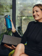 Kubek termiczny Contigo West Loop 470 ml – 100% szczelny, utrzymuje ciepło do 5 h i zimno do 12 h, idealny w podróży, kolor: morski