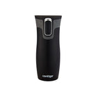 Kubek termiczny Contigo West Loop 470 ml – 100% szczelny, utrzymuje ciepło do 5 h i zimno do 12 h, idealny w podróży, kolor: czarny