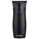 Kubek termiczny Contigo West Loop 470 ml – 100% szczelny, utrzymuje ciepło do 5 h i zimno do 12 h, idealny w podróży, kolor: czarny