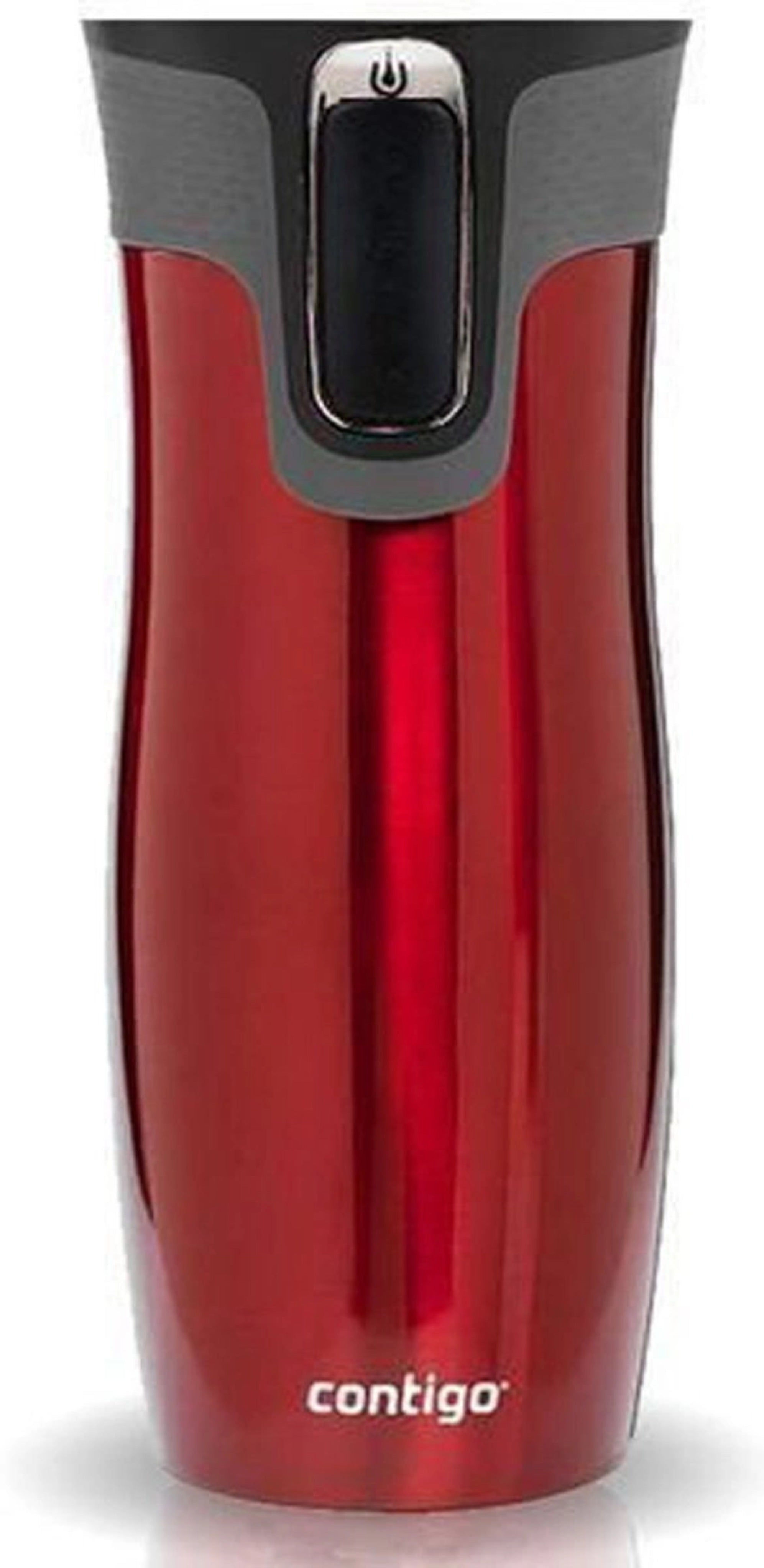 Kubek termiczny Contigo West Loop 470 ml – 100% szczelny, utrzymuje ciepło do 5 h i zimno do 12 h, idealny w podróży, kolor: czerwony