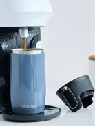 Kubek termiczny Contigo West Loop mini 300 ml – 100% szczelny, utrzymuje ciepło do 5 h i zimno do 12 h, idealny w podróży, kolor: niebieski