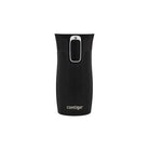 Kubek termiczny Contigo West Loop Mini 300 ml Licorice – 100% szczelny, utrzymuje ciepło do 5 h i zimno do 12 h, idealny w podróży, kolor: czarny