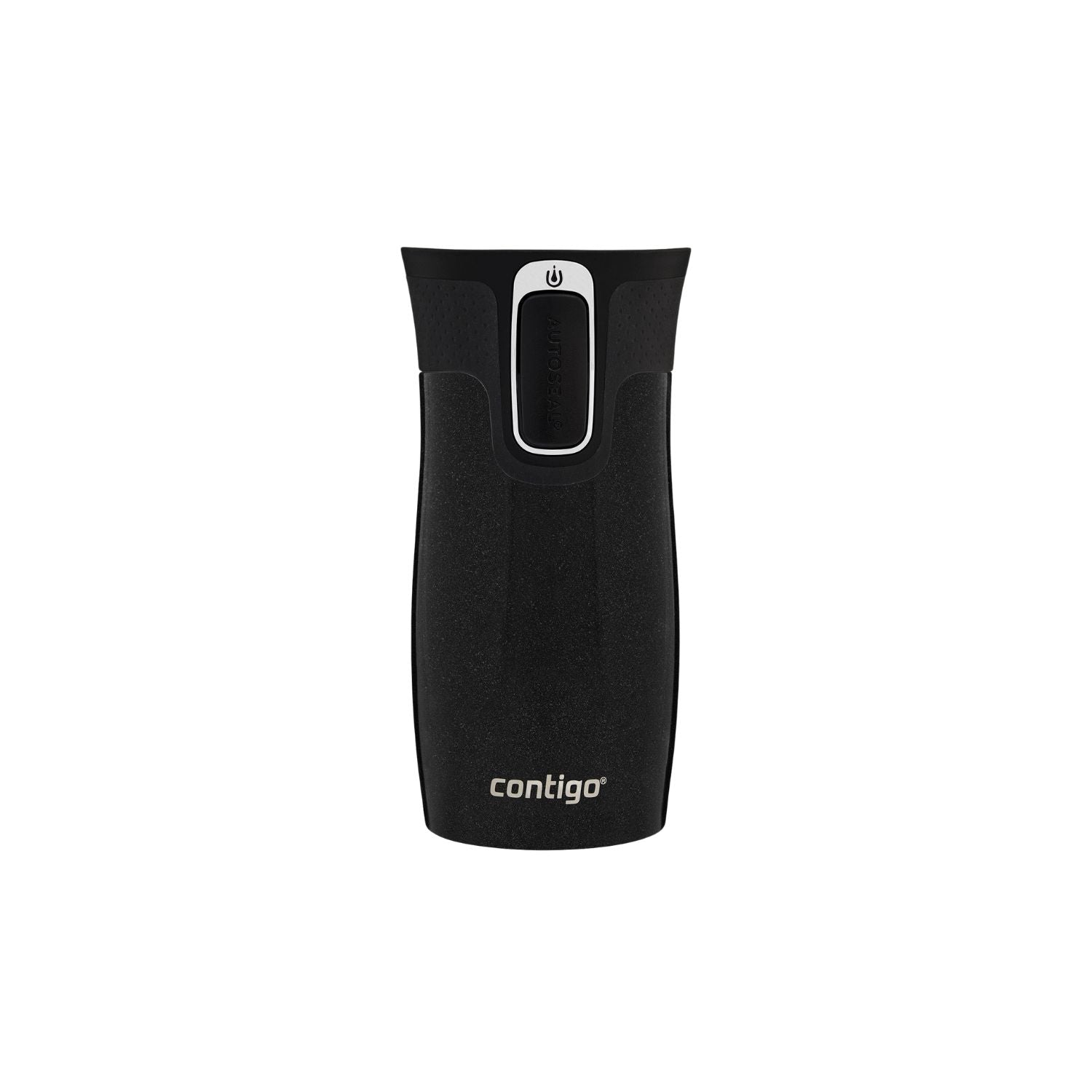 Kubek termiczny Contigo West Loop Mini 300 ml Licorice – 100% szczelny, utrzymuje ciepło do 5 h i zimno do 12 h, idealny w podróży, kolor: czarny