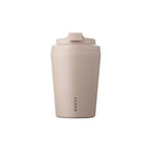 Beżowy matowy kubek termiczny Ragsy Simply Cup 340 ml z powłoką ceramiczną