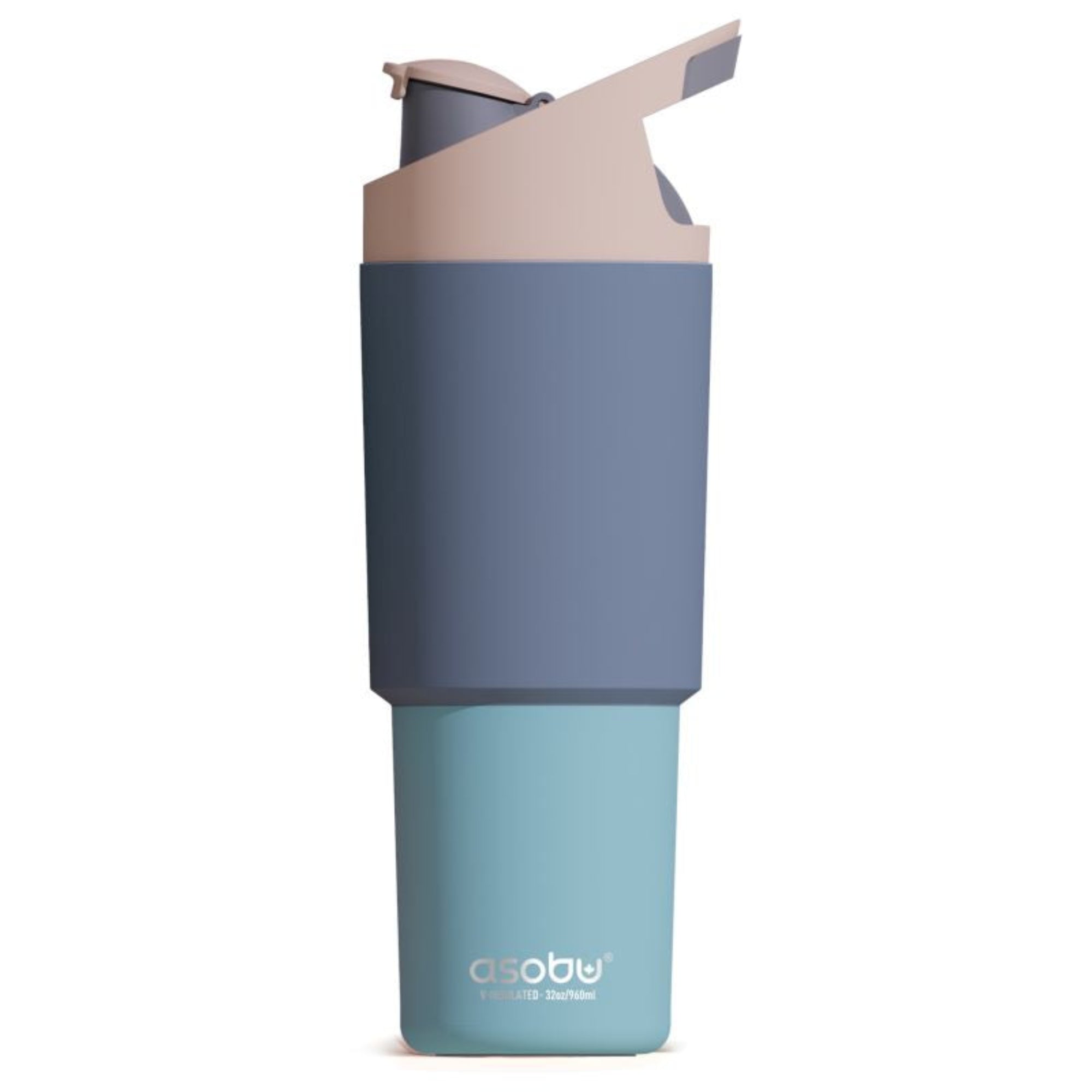 Asobu Cosmic 960 ml Pastel Blue – lekki, szczelny kubek termiczny z ergonomicznym kształtem i powłoką Puramic.