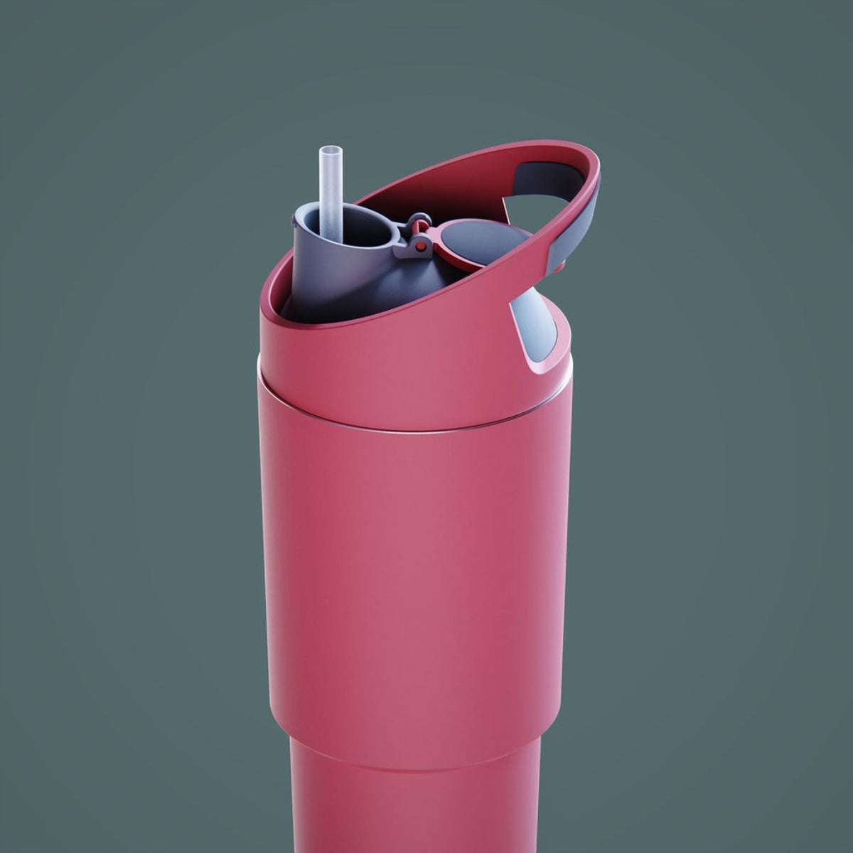 Asobu Cosmic 960 ml Pastel Pink – lekki, szczelny kubek termiczny z ergonomicznym kształtem i powłoką Puramic, kolor: różowy