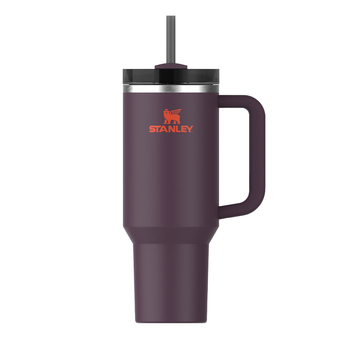 Stanley Quencher Plum – stalowy kubek ze słomką, idealny do auta, biura i na siłownię