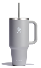 Kubek termiczny ze słomką Hydro Flask Birch 1,1 l – podwójne ścianki, utrzymanie temperatury, antypoślizgowa powłoka i wygodny uchwyt, kolor: szary