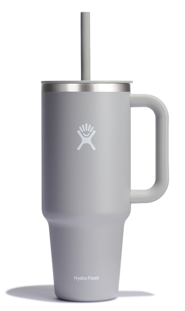 Kubek termiczny ze słomką Hydro Flask Birch 1,1 l – podwójne ścianki, utrzymanie temperatury, antypoślizgowa powłoka i wygodny uchwyt, kolor: szary