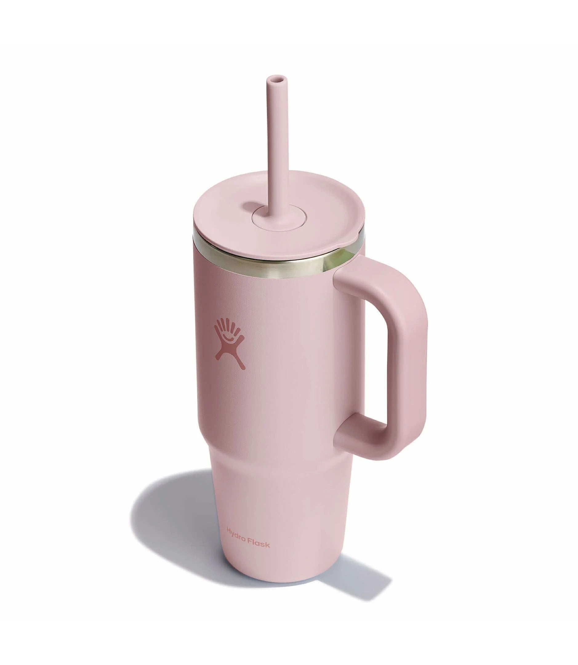 Kubek termiczny ze słomką Hydro Flask Trillium 710 ml – podwójne ścianki, utrzymanie temperatury, antypoślizgowa powłoka i wygodny uchwy, kolor: różowy
