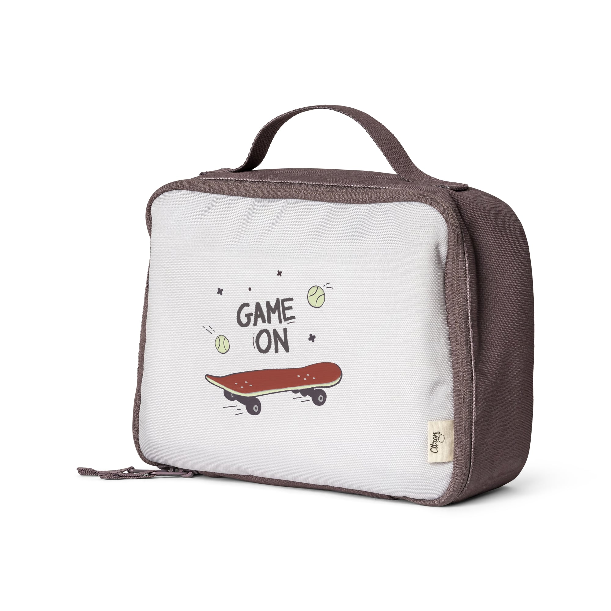 Kwadratowy lunchbag termiczny dla dzieci Citron Cool Kid do szkoły