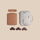 Torba lunchowa Citron Vehicles – izolowana, lekka i pojemna, z motywem pojazdów