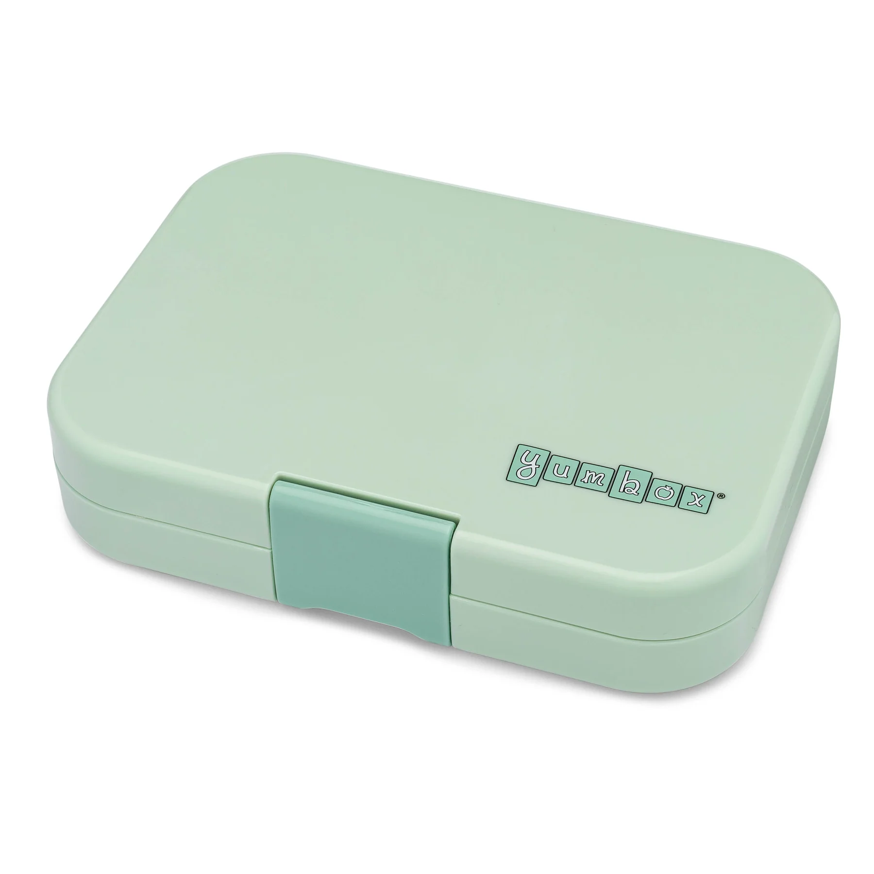 Yumbox Panino Jungle – płaska śniadaniówka bento w odcieniu szałwii