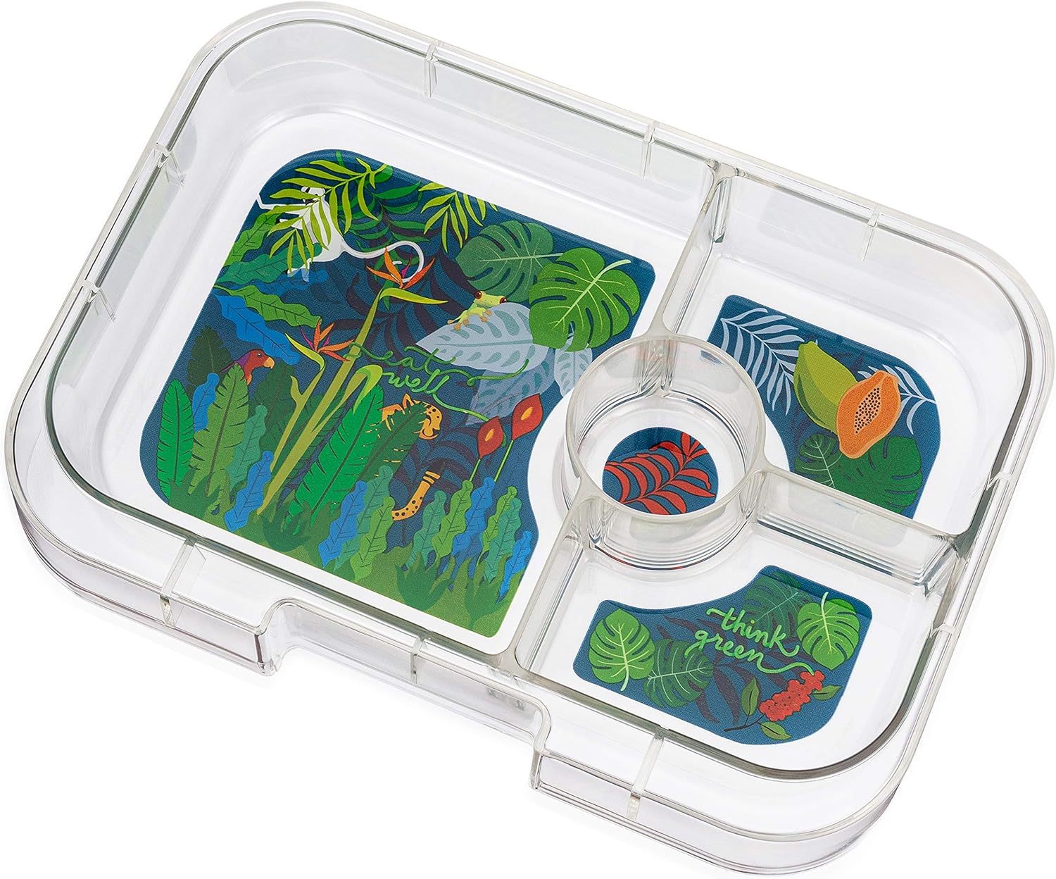 Solidna zielona śniadaniówka Yumbox Panino łatwa do otwierania