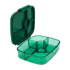 Limonkowy lunchbox Yumbox Go Lima Green z czterema przegródkami